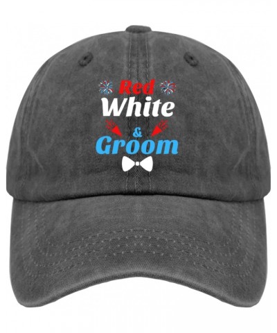 Red White & Graam Hats Womens Cap Pigment Black Mens Beach Hat Gifts for Her Outdoor Hat $10.49 Sun Hats