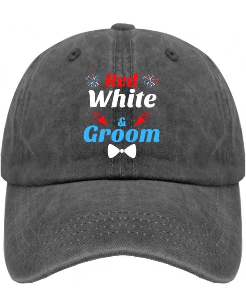 Red White & Graam Hats Womens Cap Pigment Black Mens Beach Hat Gifts for Her Outdoor Hat $10.49 Sun Hats