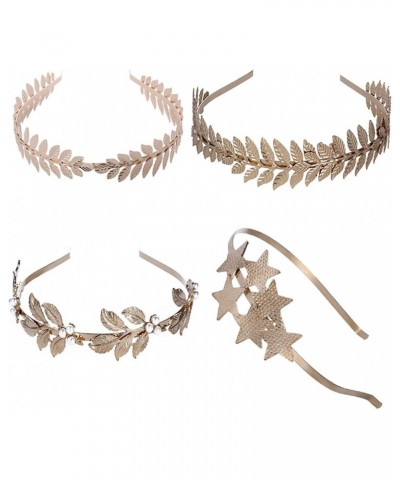 Headband for Party, Wedding, 4 Pcs Girl Headbands, Gold Headpiece for Birthday Party $8.79 Headbands