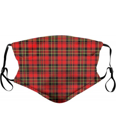 Clan Brodie Tartan Reusable Face Mask with Replaceable Filter Activated Carbon Dust Mask with Two Filters $10.05 Balaclavas