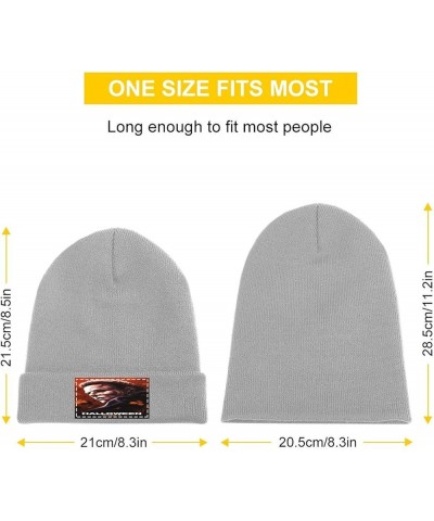 Fashion Warm Hat Halloween Michael Myers Stretchy Cap Hedging Cap Casual Cap for Men Women Beanie Hat Light Gray-style-5 $12....