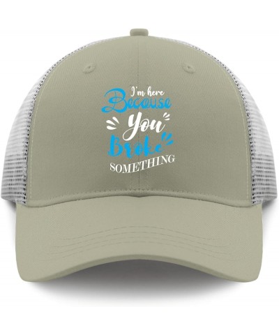 I'm Here Because You Broke Something Cap Women's hat Apricot Hats for Men Baseball Cap Gifts for Dad Baseball Hat Apricot $9....