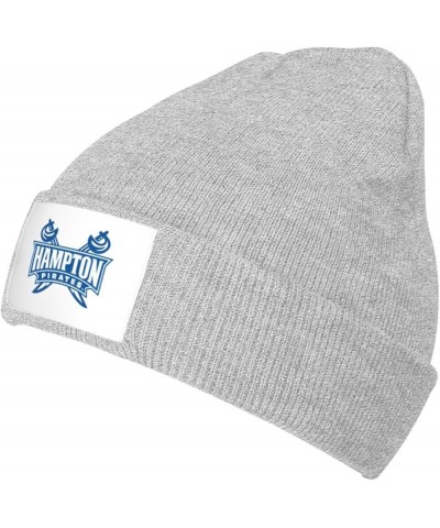 Hampton University Classic Warm Winter Knit Cap Fleece Lined Beanie Hat Gray $9.84 Skullies & Beanies