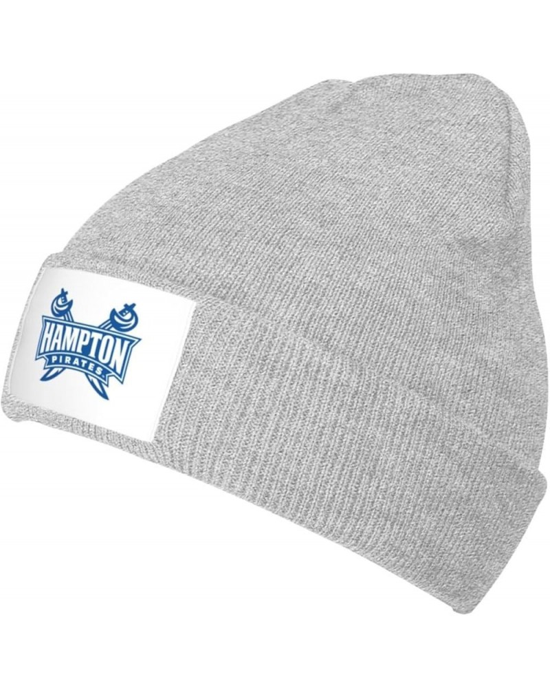 Hampton University Classic Warm Winter Knit Cap Fleece Lined Beanie Hat Gray $9.84 Skullies & Beanies