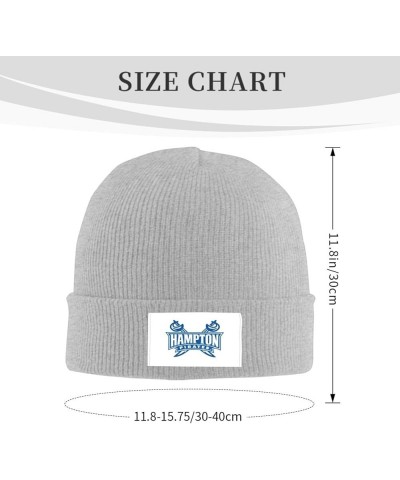 Hampton University Classic Warm Winter Knit Cap Fleece Lined Beanie Hat Gray $9.84 Skullies & Beanies