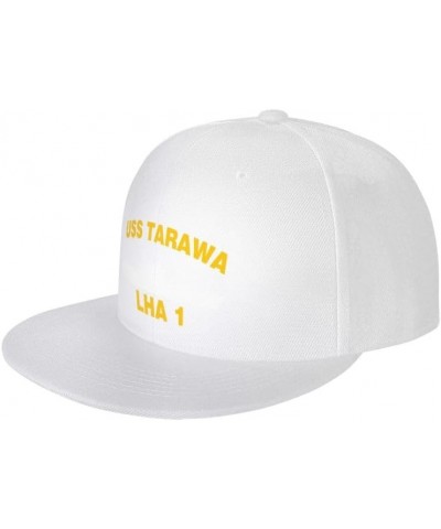 USS Tarawa LHA 1 Flag-Trucker Hats Denim Hats Cowboy Knit hat Baseball Caps Fisherman's hat White $13.36 Baseball Caps