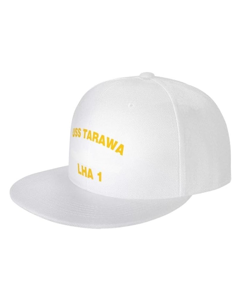 USS Tarawa LHA 1 Flag-Trucker Hats Denim Hats Cowboy Knit hat Baseball Caps Fisherman's hat White $13.36 Baseball Caps