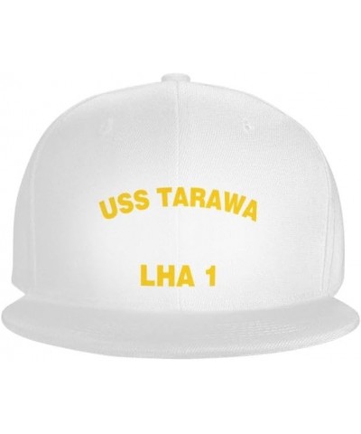 USS Tarawa LHA 1 Flag-Trucker Hats Denim Hats Cowboy Knit hat Baseball Caps Fisherman's hat White $13.36 Baseball Caps