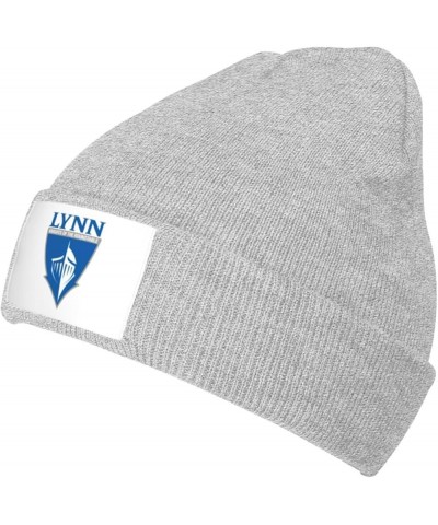 Lynn University Logo Classic Warm Winter Knit Cap Fleece Lined Beanie Hat Gray $12.59 Skullies & Beanies