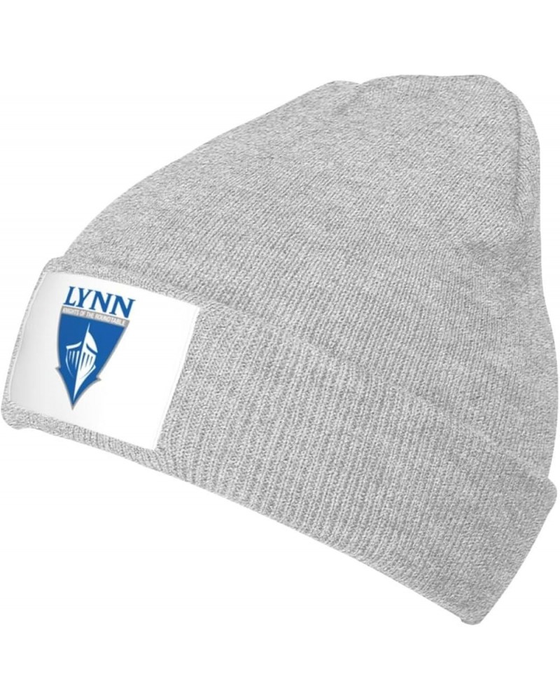 Lynn University Logo Classic Warm Winter Knit Cap Fleece Lined Beanie Hat Gray $12.59 Skullies & Beanies