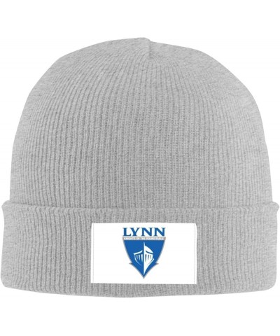 Lynn University Logo Classic Warm Winter Knit Cap Fleece Lined Beanie Hat Gray $12.59 Skullies & Beanies