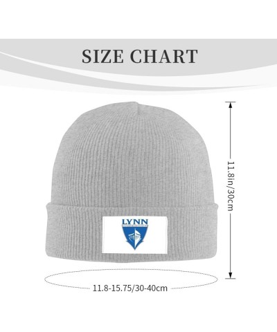 Lynn University Logo Classic Warm Winter Knit Cap Fleece Lined Beanie Hat Gray $12.59 Skullies & Beanies