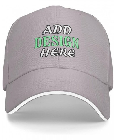 Custom Hats Personalized Adjustable Hat with Your Text/Photo/Image/Logo Trucker Hat Dad Hat, Unisex Indoor/Outdoor Hat Curved...