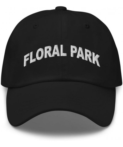 Floral Park New York Hat Floral Park NY Cap Embroidered Dad Hat Adjustable Strap Closure Unisex Black $20.79 Baseball Caps