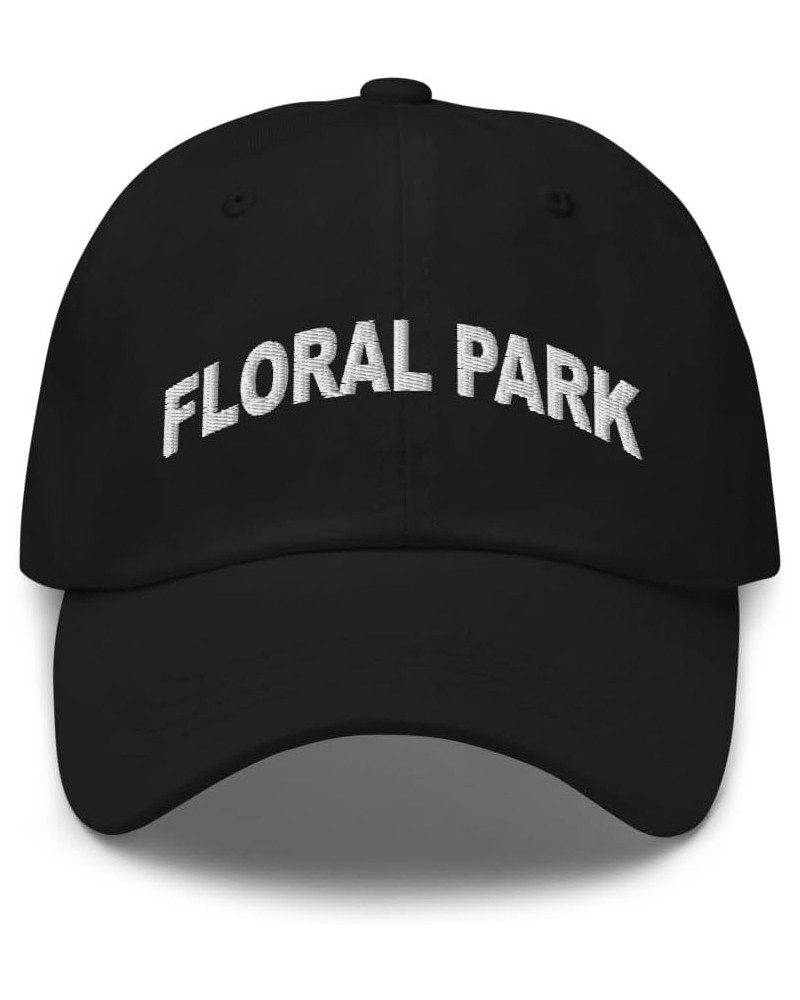 Floral Park New York Hat Floral Park NY Cap Embroidered Dad Hat Adjustable Strap Closure Unisex Black $20.79 Baseball Caps