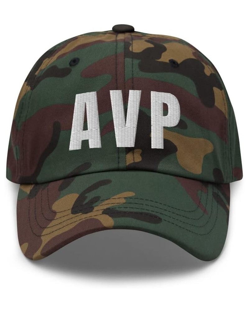 Airport Code AVP Hat Scranton Pennsylvania PA Dad Cap Embroidered Dad Hat Baseball Cap with Adjustable Buckle Strap Green Cam...