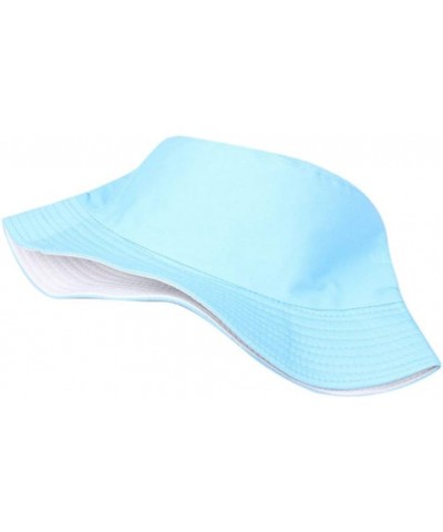 FarJing Unisex Fisherman Hat Packable Casual Travel Beach Sun Hats Fashion Wild Sun Protection Cap Outdoors Sky Blue $5.99 Su...