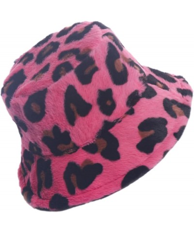 2pcs Leopard Bucket Hat Fisherman Hat Warm Hat Sun Hat Wide Fluffy Warmer Beach Fuzzy Women Bucket Cap Rosyx2pcs $10.39 Bucke...