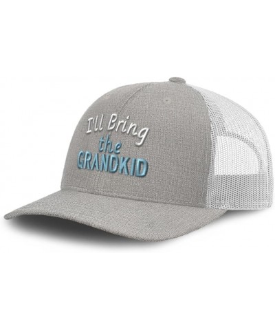 Trucker Baseball Cap I'll Bring The Grandkid Cotton Dad Hats for Men & Women Heather Tan White $15.92 Baseball Caps