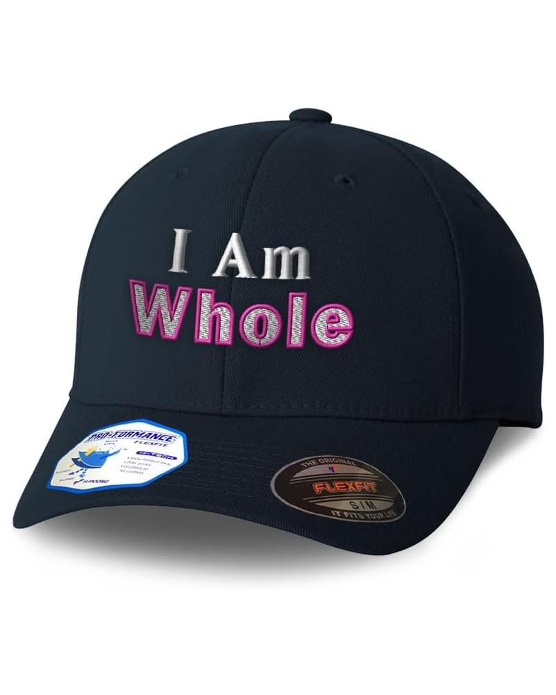 Flexfit Hats for Men & Women I Am Whole Style B Polyester Dad Hat Baseball Cap Dark Navy $14.52 Baseball Caps