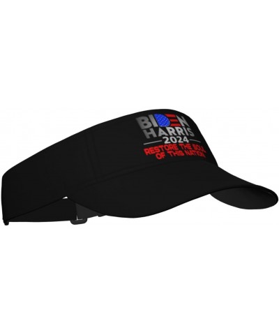 Joe Biden Kamala Harris Restore The Soul of This Nation Visor Cap Adjustable Uv Protection Sun Visor Hats Empty Top Baseball ...