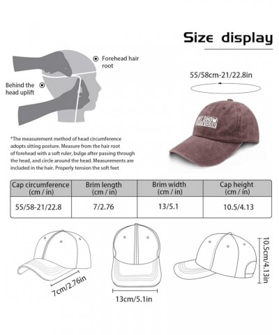 Shit Show Supervisor Hat for Women Funny Baseball Caps Classic Washed Workout hat Fitted Wine Red $9.89 Baseball Caps