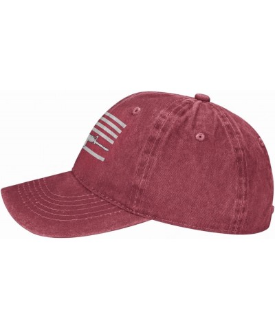 2nd Amendment 1791 Vintage American Flags Unisex Baseball Cap Red $12.18 Balaclavas