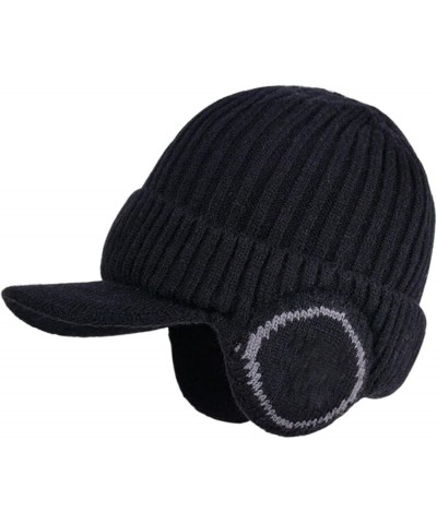 Women Warm Winter for Women Thick Soft Hat Knit Hats for Women Slouchy Cap Winter Hat for Women Christmas Black $8.99 Newsboy...