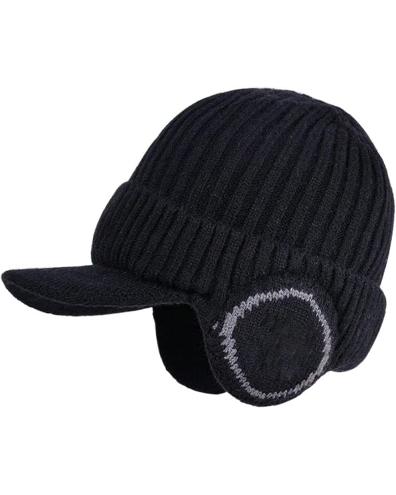 Women Warm Winter for Women Thick Soft Hat Knit Hats for Women Slouchy Cap Winter Hat for Women Christmas Black $8.99 Newsboy...