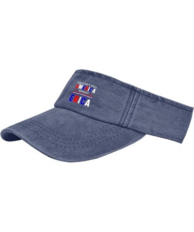 Sun Visor Hat Sun Visors for Men Baseball Cap Lightweight Veterans Day Golf Hat Navy $10.99 Visors