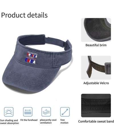 Sun Visor Hat Sun Visors for Men Baseball Cap Lightweight Veterans Day Golf Hat Navy $10.99 Visors