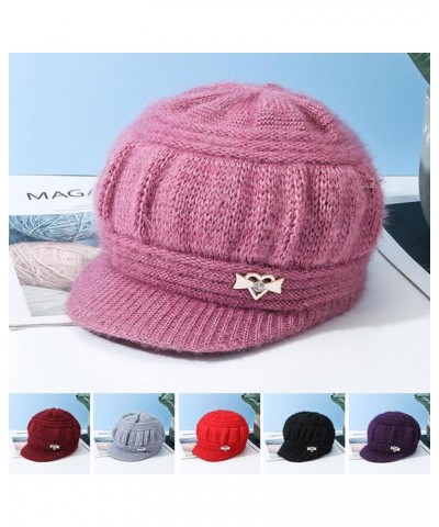 Warm Winter Hat & Scarf Set Stylish Knit Cap for Men Women Personalized Winter Knitted Hat Gifts Valentine's Day Black $7.31 ...