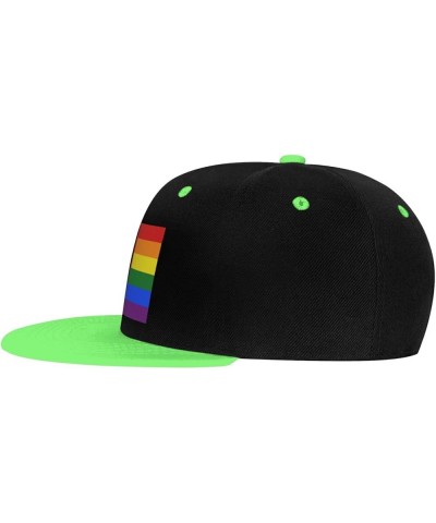 The Free City of Danzig Rainbow Flag Snapback Hat for Men Women Baseball Cap Trucker Flat Bill Hats Dad Caps Green $14.30 Bas...