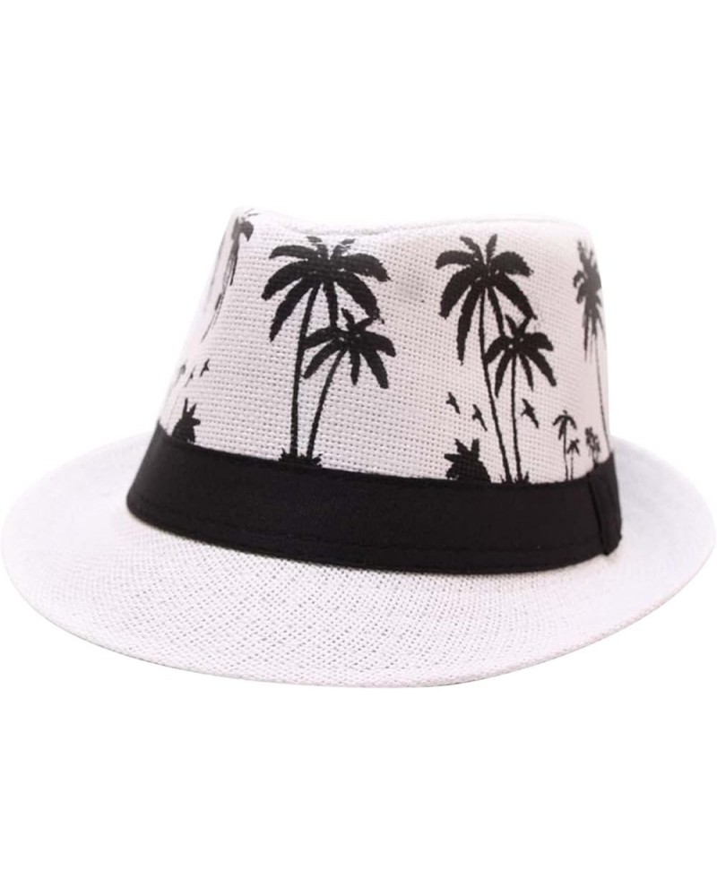 Adult Solid Color Cowboy Hat Wide Brim Travel Summer Western Sun Hat Fashion Bands for Men Women L1-white $7.55 Baseball Caps