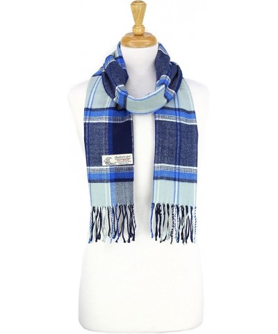 Soft & Warm Tartan Plaid Check Cashmere Feel Scarf, Winter Scarf For Men Women 33 Blue $8.69 Scarves