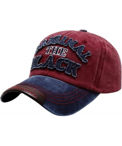 Baseball Cap Retro Men Women Baseball Cap Unisex Hat Stay Hat Red $6.79 Bucket Hats