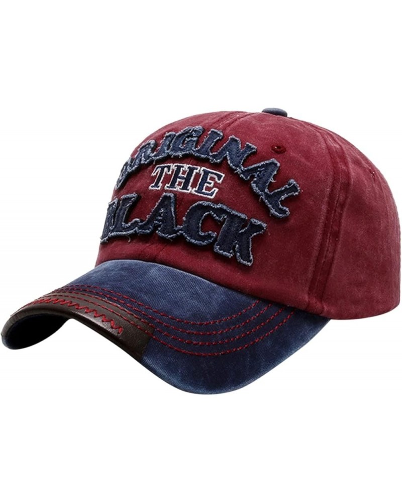 Baseball Cap Retro Men Women Baseball Cap Unisex Hat Stay Hat Red $6.79 Bucket Hats