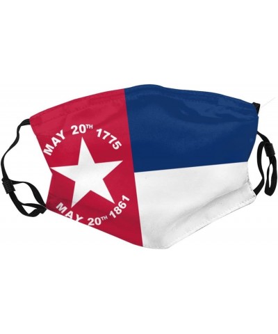 Flag of North Carolina Face Mask Double-Sided Printing Reusable Adjustable Universal Dust Mask Unisex Masks Black $9.48 Balac...