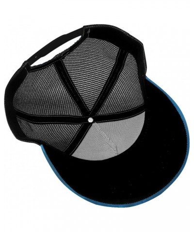 Men's Mesh Back Adjustable Fit Cap Blue-Starry-Sky-Galaxy Women Baseball Cap Trucker Hat Quick Drying Mesh Hat $10.81 Basebal...