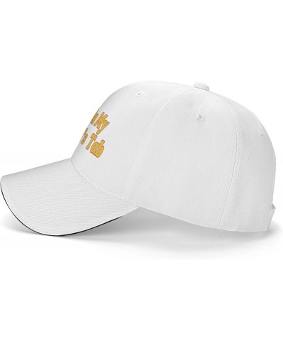 Put It On My Husband's Tab Hat Adjustable Baseball Cap for Men Women White $9.95 Baseball Caps