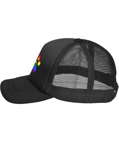 LGBTQ Gay Furry Paw Rainbow Baseball Cap Adjustable Casual Mesh Hats Duck Tongue Hat for Men Women87 $10.10 Baseball Caps