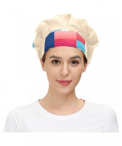 Working Cap with Sweatband Elastic Toggle Adjustable Bouffant Hats Printed for Woman Man (13) Cute Bear_2 $10.59 Balaclavas