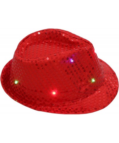 Glitter Sequin Cowboy Hat Retro Disco Funky Bucket Solid Color Fedora Hat Sunshade for Street Shooting Silver $19.71 Fedoras