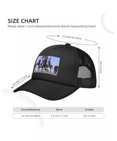 Game Mass Baseball Cap Effect 3D Printing Hip Hop for Men Women Adjustable Baseball Cap Black Black $13.94 Baseball Caps