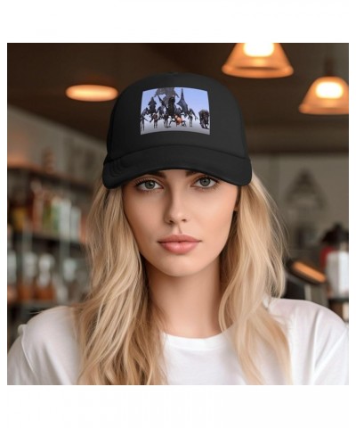 Game Mass Baseball Cap Effect 3D Printing Hip Hop for Men Women Adjustable Baseball Cap Black Black $13.94 Baseball Caps