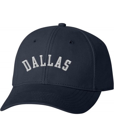 Dallas Arch City Dad Deluxe Trucker Flatbill Baseball Embroidered Hat Baseball Navy $14.51 Baseball Caps