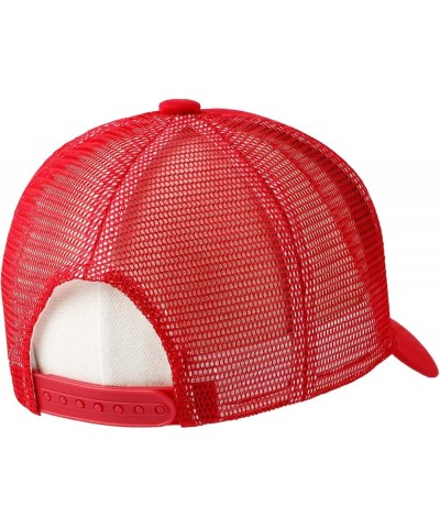 NYC Hat New York City Meshed Adjustable Baseball Cap TRM1289 Red $13.86 Baseball Caps