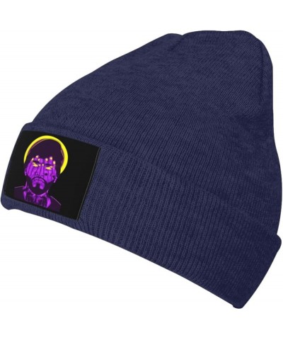 Knit Hats Beanie Hat Cuffed Winter Hat Skull Watch Cap for Men and Women Fisherman Beanies for Outdoors Navy Blue $10.43 Skul...