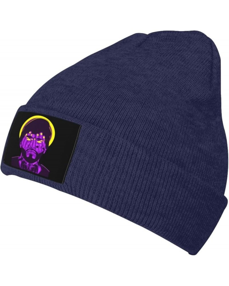 Knit Hats Beanie Hat Cuffed Winter Hat Skull Watch Cap for Men and Women Fisherman Beanies for Outdoors Navy Blue $10.43 Skul...