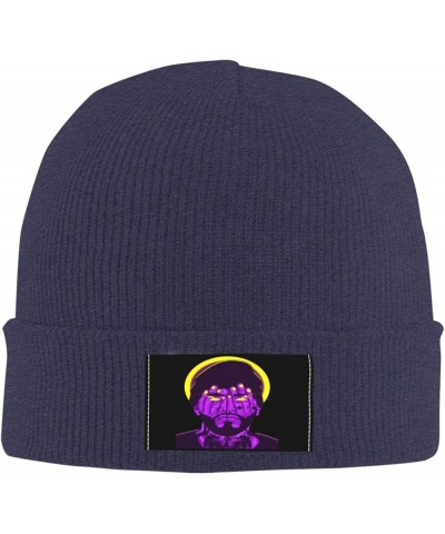 Knit Hats Beanie Hat Cuffed Winter Hat Skull Watch Cap for Men and Women Fisherman Beanies for Outdoors Navy Blue $10.43 Skul...